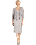 Alex Evenings Sequin Lace Dress and Jacket - Lyst