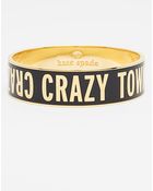 Kate Spade Idiom Crazy Town Bangle - Lyst