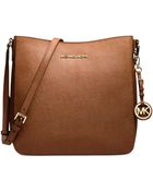 Michael Kors Jet Set Travel Large Saffiano Messenger Bag - Lyst