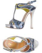 Pollini Sandals - Lyst