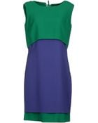 Ermanno Scervino Short Dress - Lyst