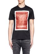 Givenchy Organza-overlay Printed T-shirt - Lyst