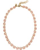 J.Crew Swarovski Crystal Dot Necklace - Lyst