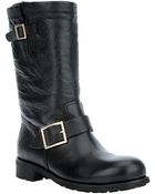 Jimmy Choo Biker Boot - Lyst