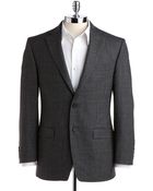 Lauren by Ralph Lauren Wool Houndstooth Suit Jacket - Lyst