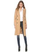 Smythe Reefer Coat - Lyst