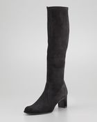 Stuart Weitzman Chicboot Stretch Suede Knee Boot - Lyst