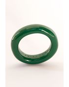 Trina Turk Resin Emerald Bangle - Lyst