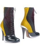 Fendi Ankle Boots - Lyst