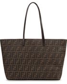 Fendi Zucca-print Canvas Shopper - Lyst