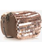 French Connection Sequin Box Clutch - Lyst