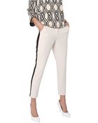 Isaac Mizrahi New York Striped Cropped Pants - Lyst