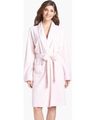 Lauren by Ralph Lauren Short Shawl Collar Robe - Lyst