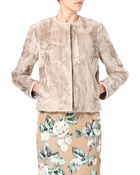 Max Mara Studio Shearling Jacket - Lyst