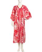 Natori Beaded Ikat Caftan Pinkcoral Small - Lyst