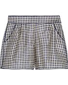 Oscar de la Renta Printed Silktwill Shorts - Lyst
