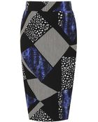 Topshop Animal Mix Maternity Tube Skirt - Lyst