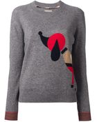 Burberry Brit Printed Sweater - Lyst