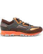 Lanvin Contrasting Leather Basketball Trainers - Lyst