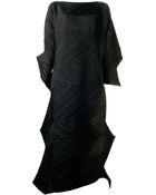 Issey Miyake Geometric Paneled Midi Dress - Lyst