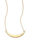 Jennifer Zeuner Moon Pendant Necklace - Lyst
