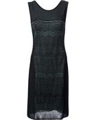 M Missoni Zig zag Knit Dress - Lyst