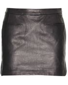 T By Alexander Wang Leather Miniskirt - Lyst