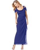 Alex Evenings Sleeveless Draped Evening Gown - Lyst