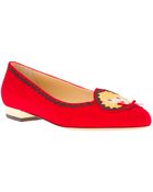 Charlotte Olympia Little Red Riding Hood Loafer - Lyst