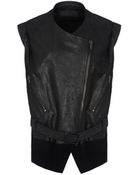 Haider Ackermann Leather Outerwear - Lyst
