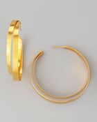 Herve Van Der Straeten Ruban Small Hoop Earrings - Lyst