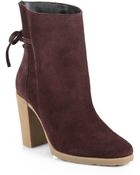 Pierre Hardy Suede Bowdetail Ankle Boots - Lyst