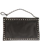 RED Valentino Studded Clutch - Lyst