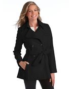 Via Spiga Petite Belted Wool Coat - Lyst