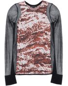 Alexander Wang Long Sleeve Sweater - Lyst