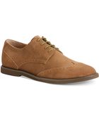 Calvin Klein Faxon Wing Tip Lace Up Shoes - Lyst