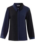 Joe Richards Petulia Bi-Colour Crepe Shirt - Lyst
