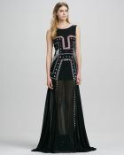 Mara Hoffman Embroidered Minilined Backless Gown - Lyst
