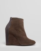 Delman Wedge Booties - Eager - Lyst