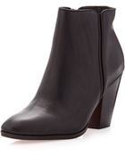 Dolce Vita Hayla Leather Ankle Boot Black - Lyst