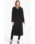 Gallery Nepage Long Coat with Detachable Hood Liner - Lyst