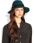 Genie By Eugenia Kim Florence Peacock Fedora - Lyst