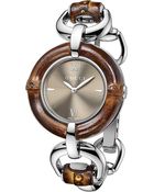 Gucci Bamboo Collection Stainless Steel Watch - Lyst