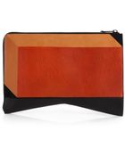 Narciso Rodriguez Colorblock Intersia Folio Clutch - Lyst