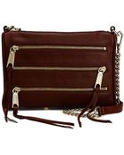 Rebecca Minkoff 5 Zip Mini Crossbody Bag - Lyst