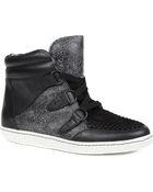 Sandro Amandine High Top Trainers - Lyst