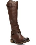 Steve Madden Fairport Leather Knee-high Boots - Lyst