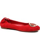 Tory Burch Tory Burch Reva Suede Pumps - Lyst
