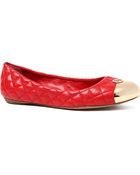 Tory Burch Tory Burch Katlin Quilted Leather Pumps - Lyst