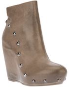 Vic Matie' Vic Matie Studded Wedge Boot - Lyst